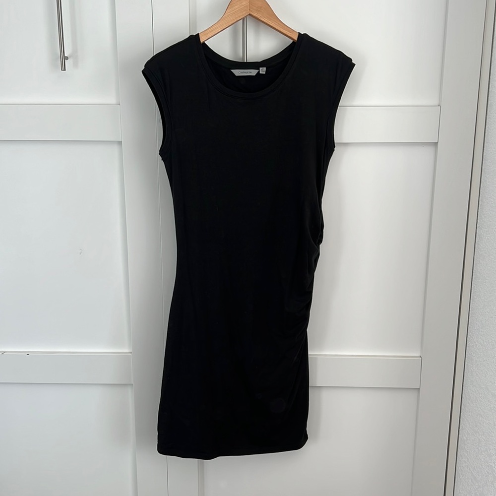 Athleta ruched sleeveless mini dress. Size Medium